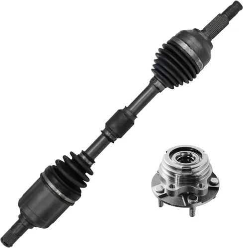 Vista 202 de Detroit Axle - 2 ejes CV delanteros para Chevy Silverado 1500 2007-2018, GMC Sierra Suburban Yukon XL 1500 Avalanche Cheyenne Cadillac Escalade ESV