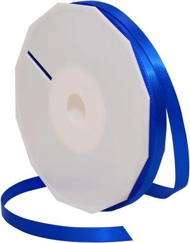 Vista 11 de Morex Ribbon Neon Brights Satinado, 5/8 pulgadas por 50 yardas, azul rey