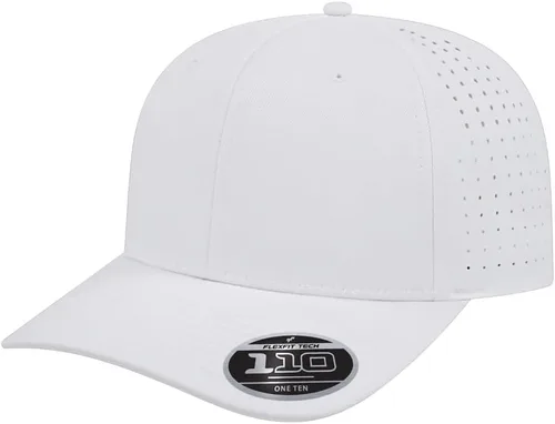 Vista 23 de Cap America i8533 Flexfit 110 Gorra Snapback Perforada de Rendimiento de Perfil Medio de 6 Paneles con Protección UV y Snapback Ajustable