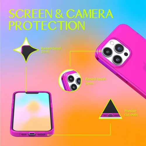 Vista 4 de FELONY CASE - Funda protectora transparente para iPhone 12/iPhone 12 Pro, TPU y policarbonato que absorbe los golpes - A prueba de grietas con un