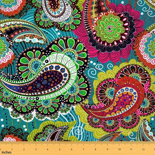 Vista 12 de Castle Fairy - Tela decorativa con flores Mandala de Castle Fairy por The Yard, diseño rústico de diente de león floral naturaleza planta