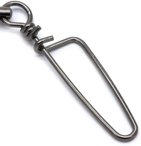 Vista 8 de Dr.Fish Fishing Snap Swivels Ball Bearing Swivels Fishing Tackle Saltwater & Freshwater Coast-Lock Lure Snap Clips Terminal Tackle Line Leader