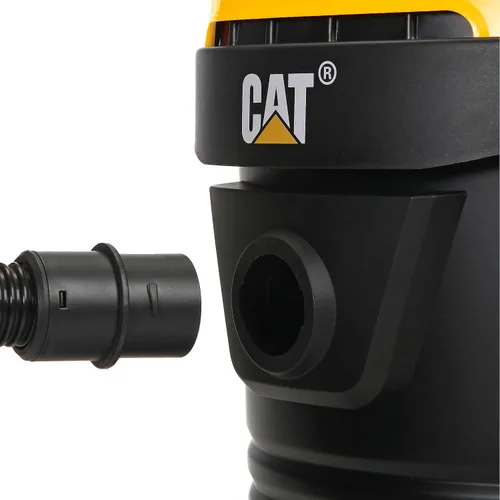 Vista 5 de Cat Aspiradora de acero inoxidable húmedo/seco, capacidad de 16 galones