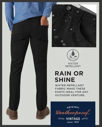 Vista 6 de Weatherproof Vintage Pantalones cargo para hombre Pantalones cargo casuales para hombre, pantalones de senderismo para hombre, pantalones