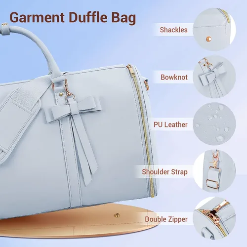 Vista 3 de Bolsas de ropa para viajes para mujer, Azul, Mujer