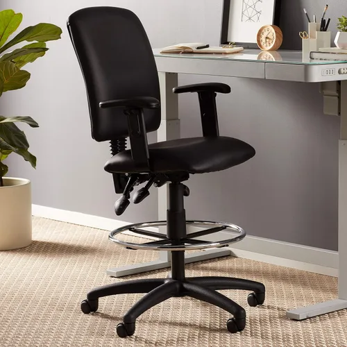 Vista 12 de Taburete multifunción Boss, de tela, Plástico Madera, Negro