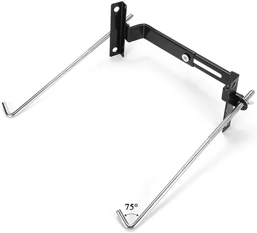 Vista 4 de Soporte de batería ajustable universal, Barra transversal ajustable para batería universal con soporte de batería de perno L para coche SUV