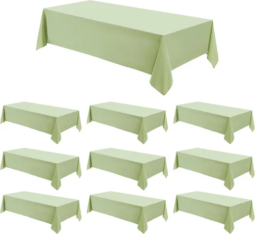 Vista 53 de Mantel Cuadrado 52 x 52 Pulgadas Manteles Negros Resistente a Manchas y Arrugas Lavable de Poliéster para Fiestas, Buffets y Bodas Mantel