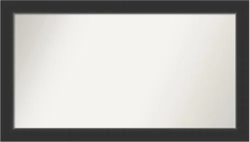 Vista 59 de Amanti Art Espejo personalizado, espejo de baño negro Astor, espejo de pared o espejo de tocador de baño sobre el fregadero (25 x 25 pulgadas)