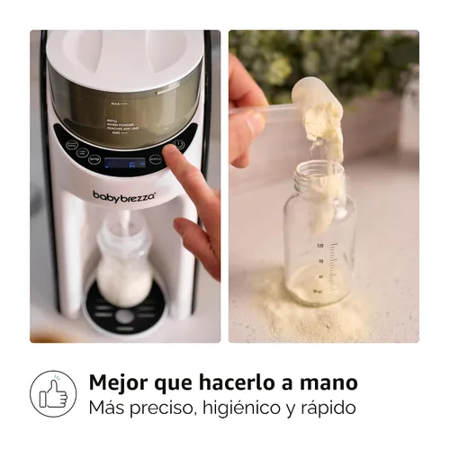 Vista 5 de Baby Brezza Nueva y Mejorada Máquina Dispensadora de Fórmula Formula Pro Advanced - Mezcla Automáticamente un Biberón de Fórmula Tibia al Instante