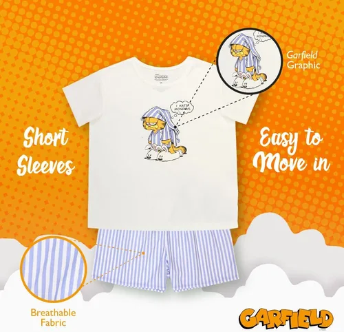 Vista 4 de Conjunto de pijama holgado de 2 piezas para niñas grandes
