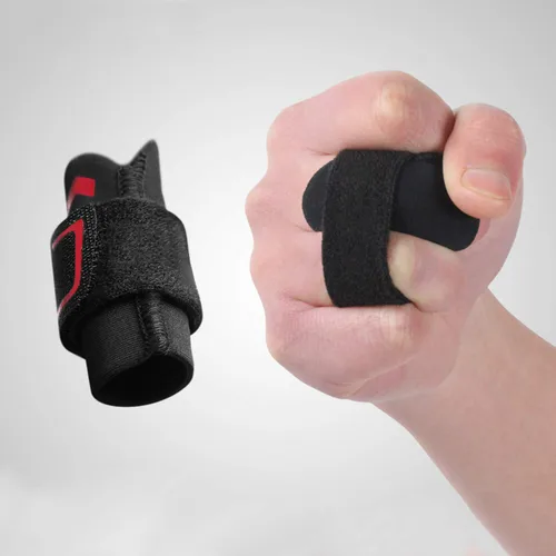 Vista 5 de Férula de neopreno para dedos, soporte ajustable para dedos, férulas de gatillo para dedos, mazo para artritis, fundas de soporte de dedos