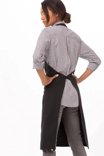 Vista 7 de Chef Works Unisex Rockford Bib Apron, Nutmeg, One