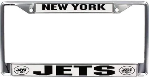 Vista 28 de Rico Industries NFL Fan Shop - Marco de matrícula cromado estándar Color del