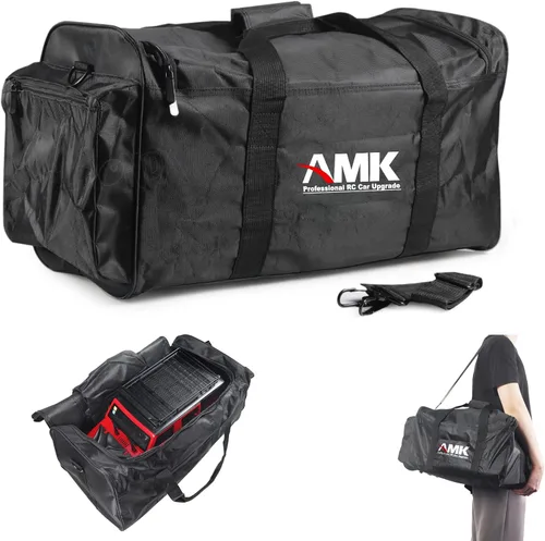 Vista 8 de Multibolsillo RC Car Duffel Bolsa de almacenamiento impermeable para 1/10 RC Crawler Drift Car Axial SCX10 90046 D90 TF2 MST Tamiya CC01 HSP Bolsa B