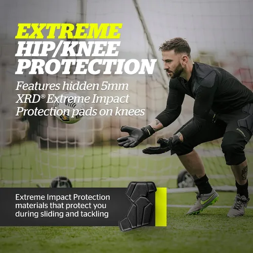 Vista 2 de Storelli ExoShield Goalkeeper 34 Pants, High-Impact Protection, Sweat-Wicking, UV-Resistant Athletic Bottoms for Soccer
