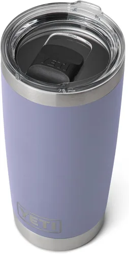 Vista 12 de YETI Rambler - Vaso de acero inoxidable con aislamiento al vacío de 20 onzas con tapa MagSlider Todo acero inoxidable