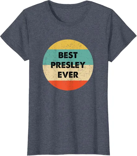 Vista 61 de Camiseta Presley Name, Negro, S