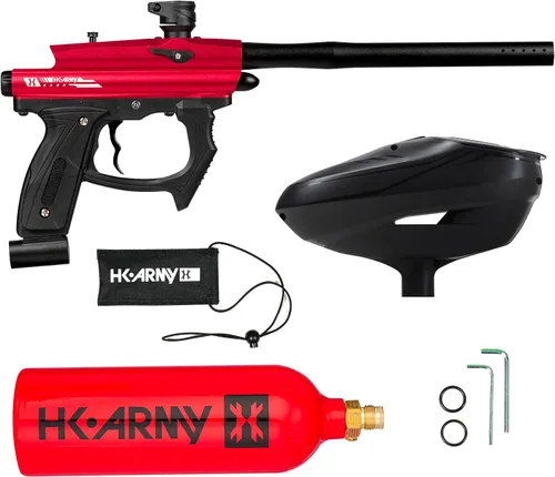 Vista 7 de HK Army SABR paquete de inicio de marcador de pistola de paintball CO2