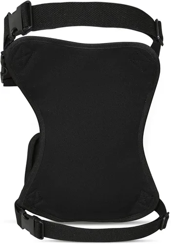 Vista 3 de SEALINF Riñonera de lona Riñonera Racing Drop Leg Bag Motocicleta Bolsa al aire libre