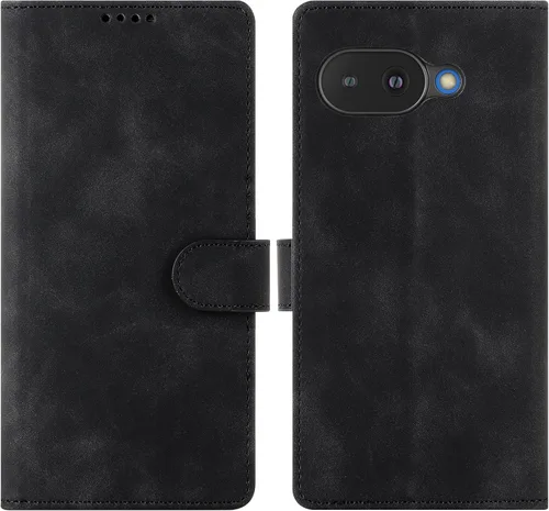 Vista 11 de Funda tipo cartera con tapa para Google Pixel 6a, [piel sintética + parachoques de TPU] [3 ranuras para tarjetas] [función de soporte]