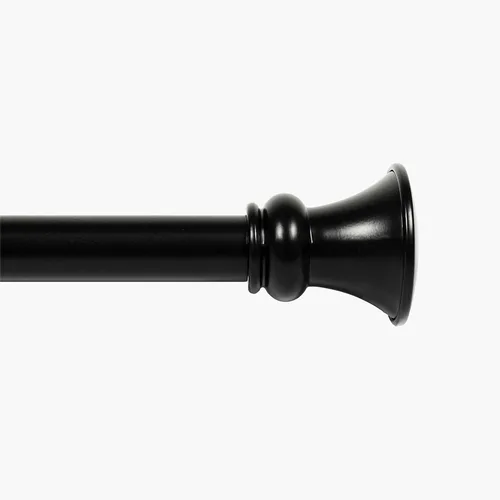 Vista 17 de Deco Window - Varilla ajustable para cortinas para ventanas de 18 a 44 pulgadas, poste de hierro de 1 pulgada extendible de alta resistencia