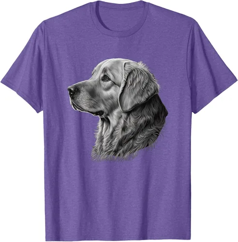Vista 10 de Camiseta divertida Golden Retriever, Negro