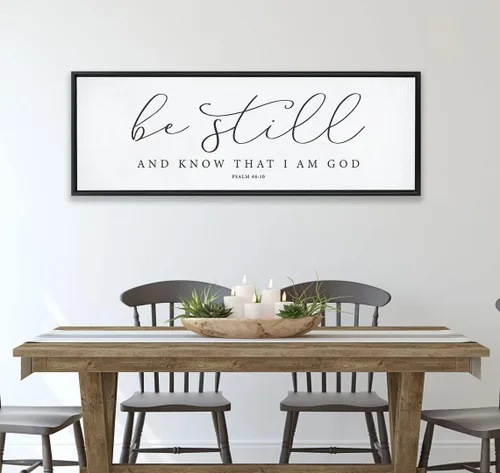 Vista 9 de NATVVA Póster con texto en inglés «The Fear of the Lord is the Beginning of Wisdomy» (El miedo del Señor es el principio de la sabiduría)