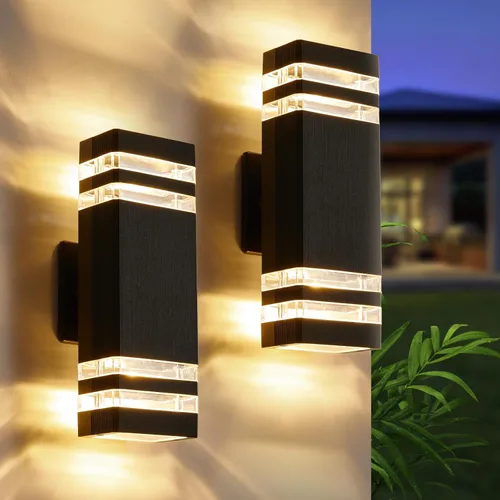 Vista 14 de LMP LED luz de pared cuadrada, luces al aire libre, cuerpo de aluminio impermeable, 3000k 5W con certificado ETL