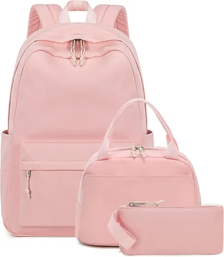 Vista 69 de Bluboon Juego de mochila para adolescentes, mochila escolar para niñas, lonchera y lápices, bolsas para estudiantes, 3 en 1