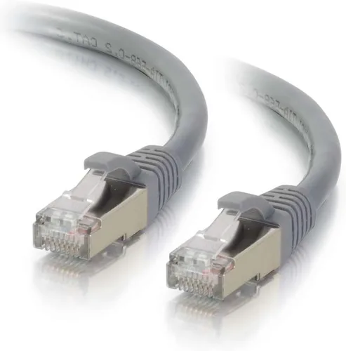 Vista 17 de C2G 00740 Cable Cat6a - Cable de conexión de red Ethernet blindado sin enganches, aguamarina (1 pie, 1.0 ft)
