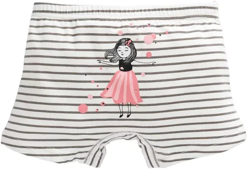Vista 3 de Core Pretty Little Girls Cotton Boy Shorts Toddler Panties Baby Princess Underwear (Pack of 4)
