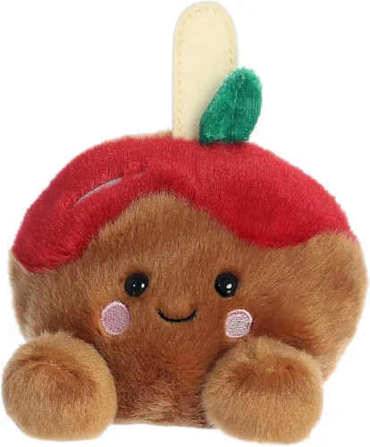 Vista 5 de Aurora® Adorable Palm Pals™ Sticky Caramel Apple™ - Juego de bolsillo - Diversión coleccionable - Marrón 5 pulgadas