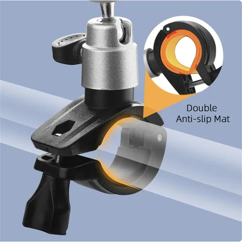 Vista 6 de Adaptador de soporte de bicicleta para DJI RC/RC2 Controlador de bicicleta Soporte de montaje para manillar de bicicleta Soporte de abrazadera Base