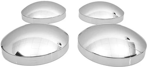 Vista 2 de 4 PIEZAS 8" Tapacubos de Estilo Cúpula - Tapas de Cúpula para Ruedas de Camiones Semi Traseras