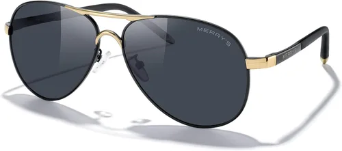 Vista 2 de MERRY'S, UV400 S8513, gafas de sol polarizadas para conducir, marco irrompible, para hombre.