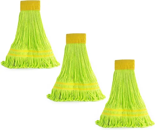 Vista 12 de Matthew - Trapeador de microfibra de limpieza resistente, repuesto de cabezal de trapeador húmedo, excelente absorción, capacidad de lavado premium