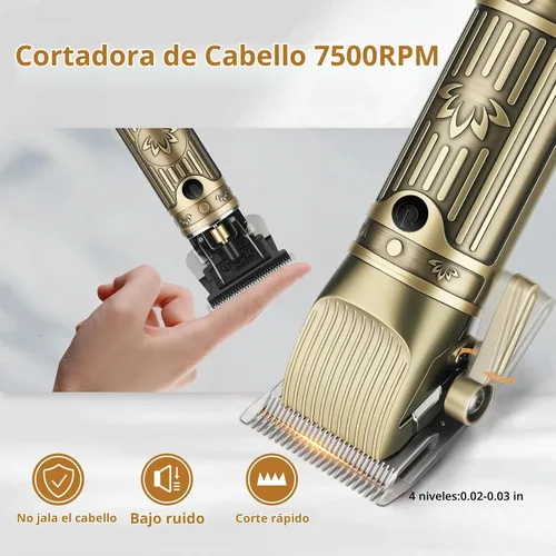 Vista 2 de Saoilli Juego de cortapelos,Kits de recortadora de barba,Cuidado personal
