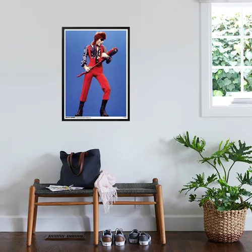 Vista 3 de AllPosters Póster de pared David Bowie Holland 1974 sobre marco negro, 23 x 33