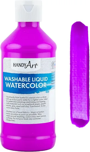 Vista 27 de Handy Art Pintura líquida lavable para acuarela, juego de 10