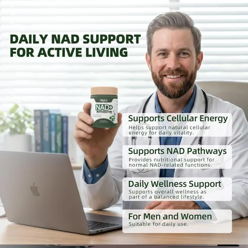 Vista 7 de Suplemento NAD+ con ribósido de nicotinamida y resveratrol 1000 mg - Suplemento de resveratrol NAD para hombres y mujeres - NMN alternativa