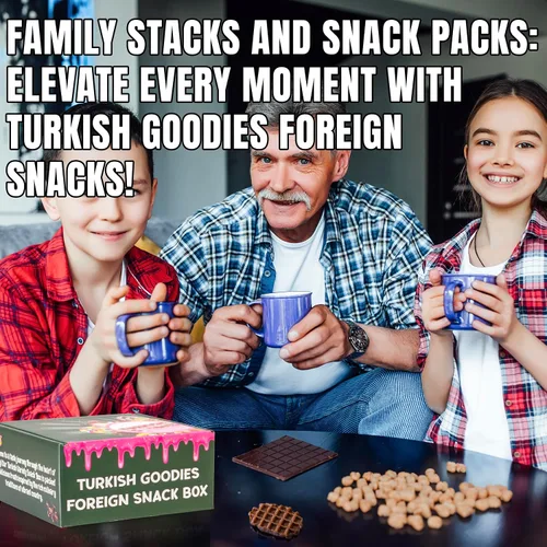 Vista 3 de Caja de aperitivos turcos – Snack From Around The World Box – Exotic Foreign Snacks & Candy – Caja de aperitivos internacionales
