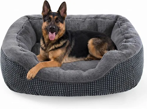Vista 46 de Invenho - Camas para perros pequeños y medianos lavables, ortopédicas, calmantes, autocalentamiento, suaves, duraderas, con fondo antideslizante