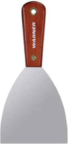 Vista 17 de Warner Manufacturing Warner Tool 627 Cuchillo de masilla Full Flex de 1-1/2", acero al carbono, mango de palisandro, multicolor