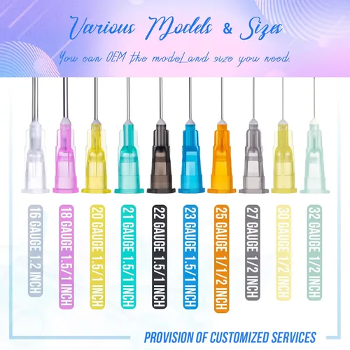 Vista 6 de SHAOTONG Accesorios Luer Lock de calibre 16 de 1.2 pulgadas, suministros de laboratorio desechables, paquete de 100 SHAOTONG - Aguja 16G de 1.2