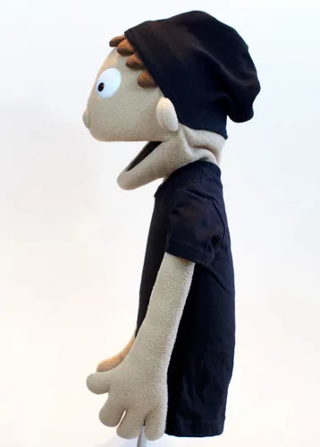 Vista 2 de Marioneta de niño personalizable #2 - Ministerio profesional de marionetas, escuela, iglesia
