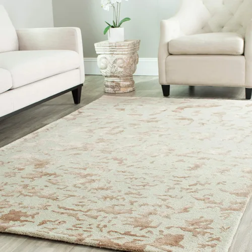Vista 19 de SAFAVIEH Soho Collection SOH525A - Alfombra de lana prémium hecha a mano de 8 pies 3 pulgadas x 11 pies, color marfil