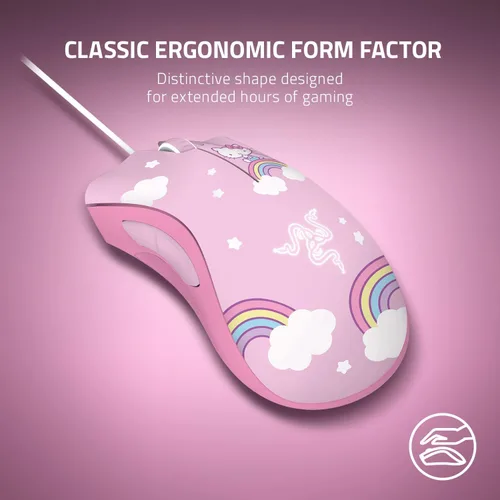 Vista 3 de Razer DeathAdder Essential + Goliathus Paquete mediano sensor óptico de 6400 DPI - 5 botones programables - Interruptores mecánicos - Alfombrilla