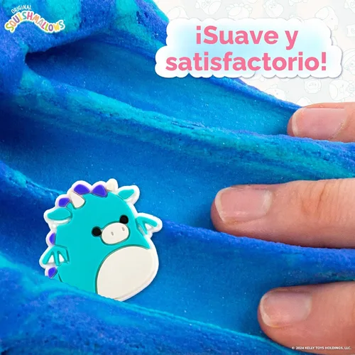Vista 6 de Original Squishmallows Premium Cloud Slime, paquete de 3, 9 añadidos, 8 onzas