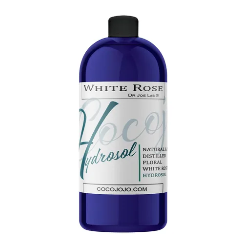 Vista 9 de Dr Joe Lab White Rose Water Hydrosol – Agua de rosas búlgara destilada natural pura agua de rosas veganas hidratantes en aerosol tonificante niebla